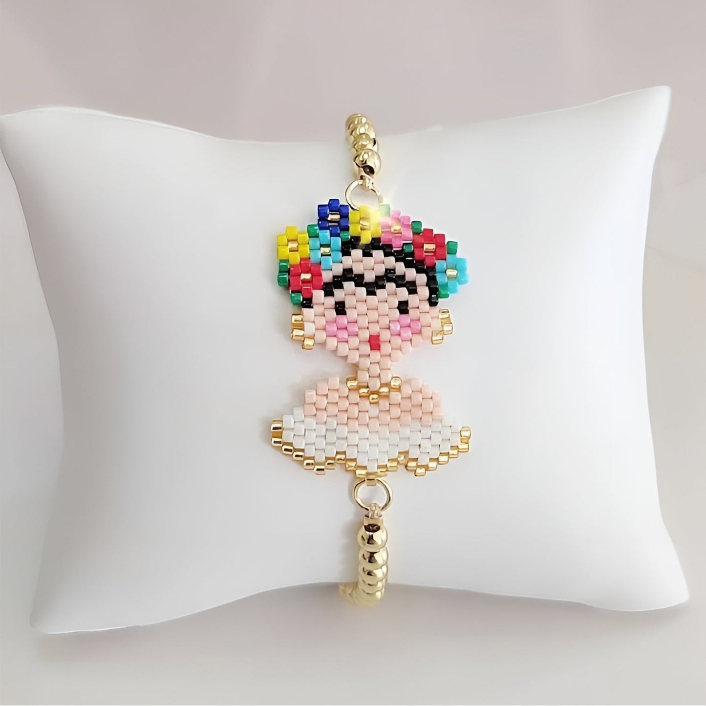Frida Kahlo Perlenarmband Schmuck im mexikanischen Stil
